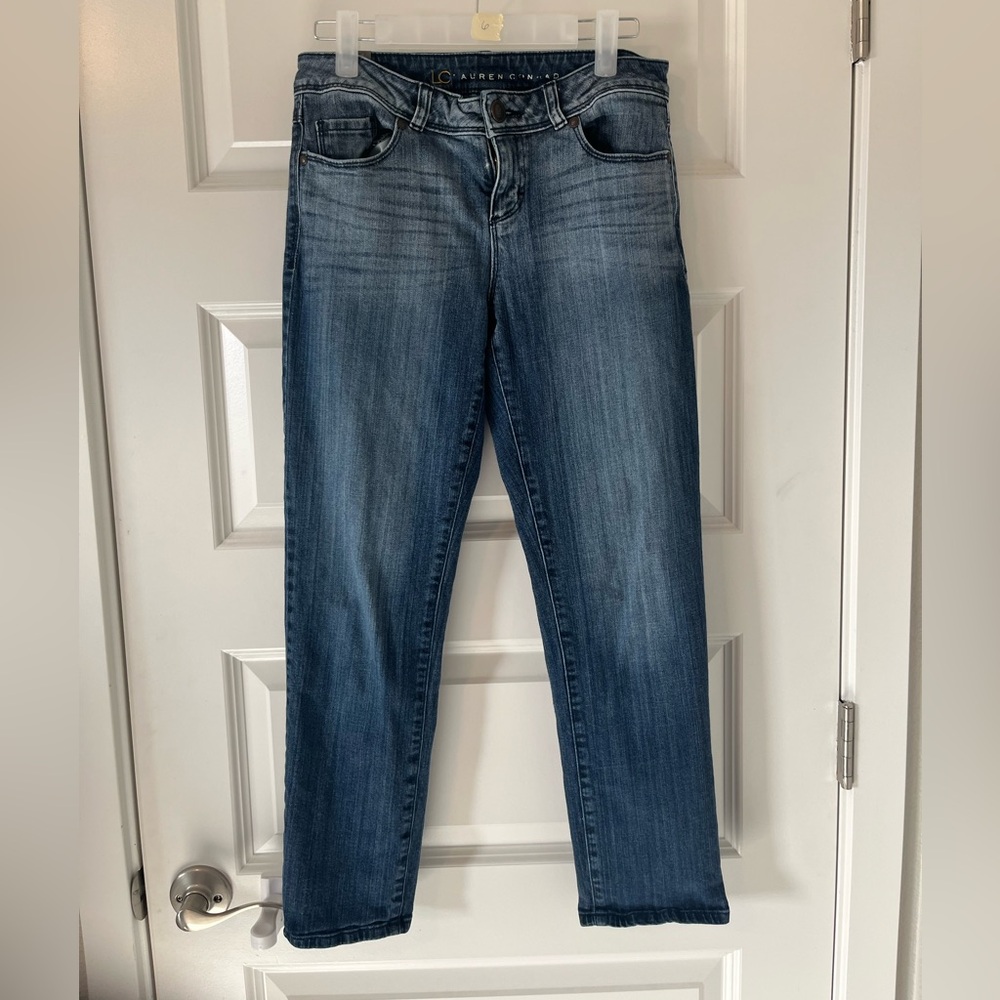 LC Lauren Conrad Classic Blue Straight Leg Jeans